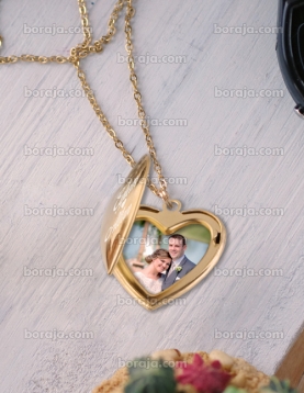 Kapaklı kalp kolye altın kaplama Kapaklı kalp kolye altın kaplama