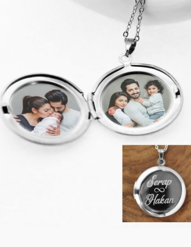 Yuvarlak İçi Açılan Kolye Yuvarlak İçi Açılan Kolye